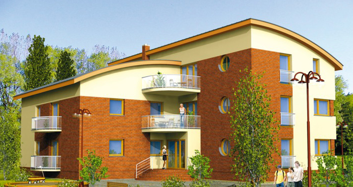 Проект Villa V1  Общая площадь дома 444 кв.м  12 квартир